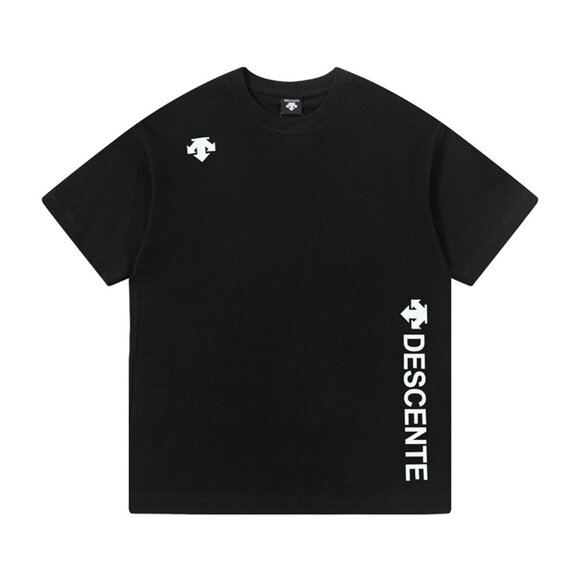 Descente Black Short-Sleeved T-Shirt